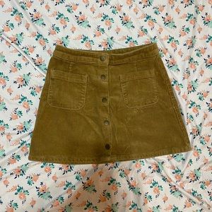 Corduroy skirt